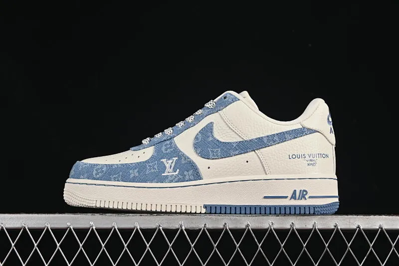 All categories Nk Air Force 1 Air Force series Nk Air Force 1 Low Air Force low-top Nike Air Force 1'07 Low LV joint light blue denim Air Force 1 low-top casual sneakers SC0601-555